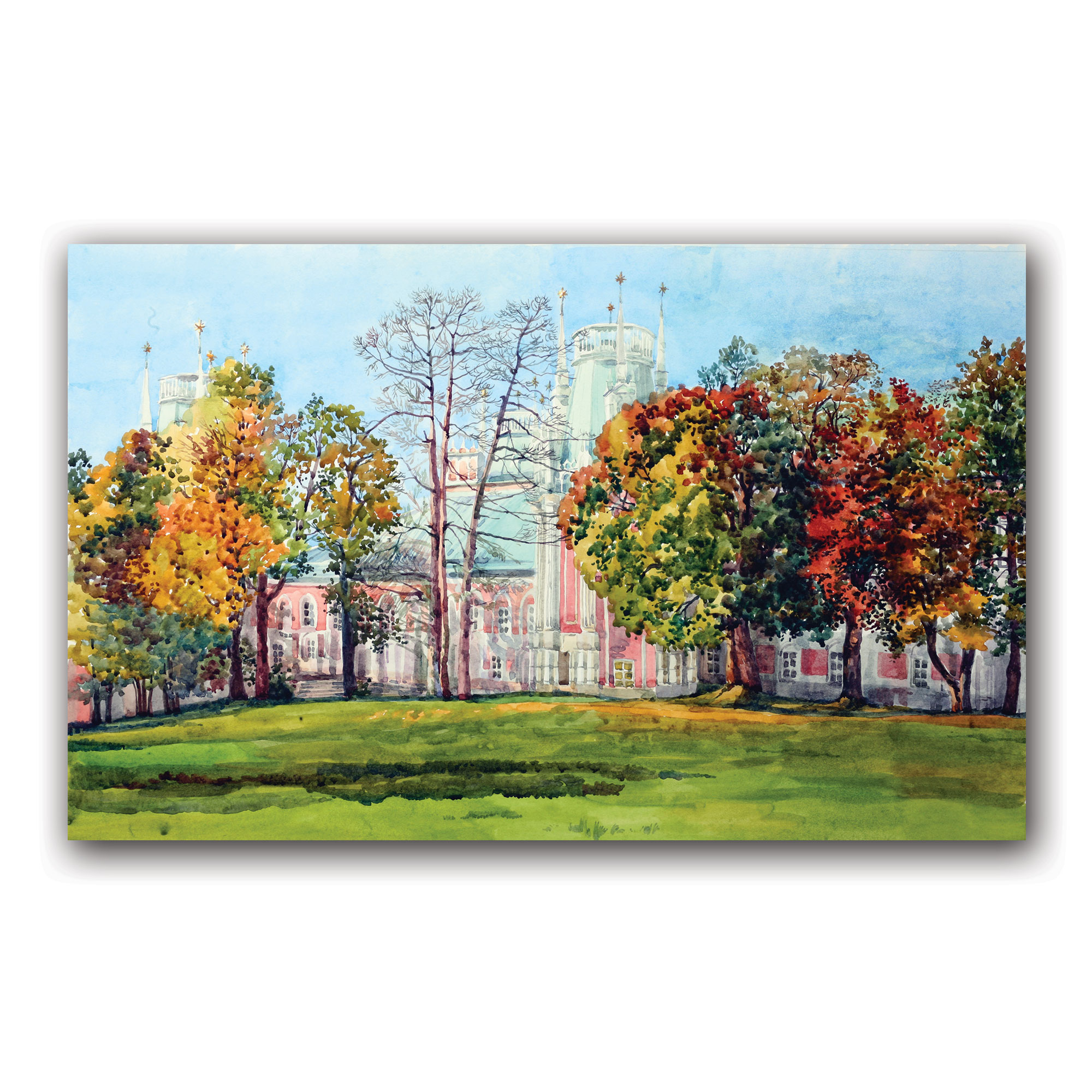 Картина "Царицыно осенью"