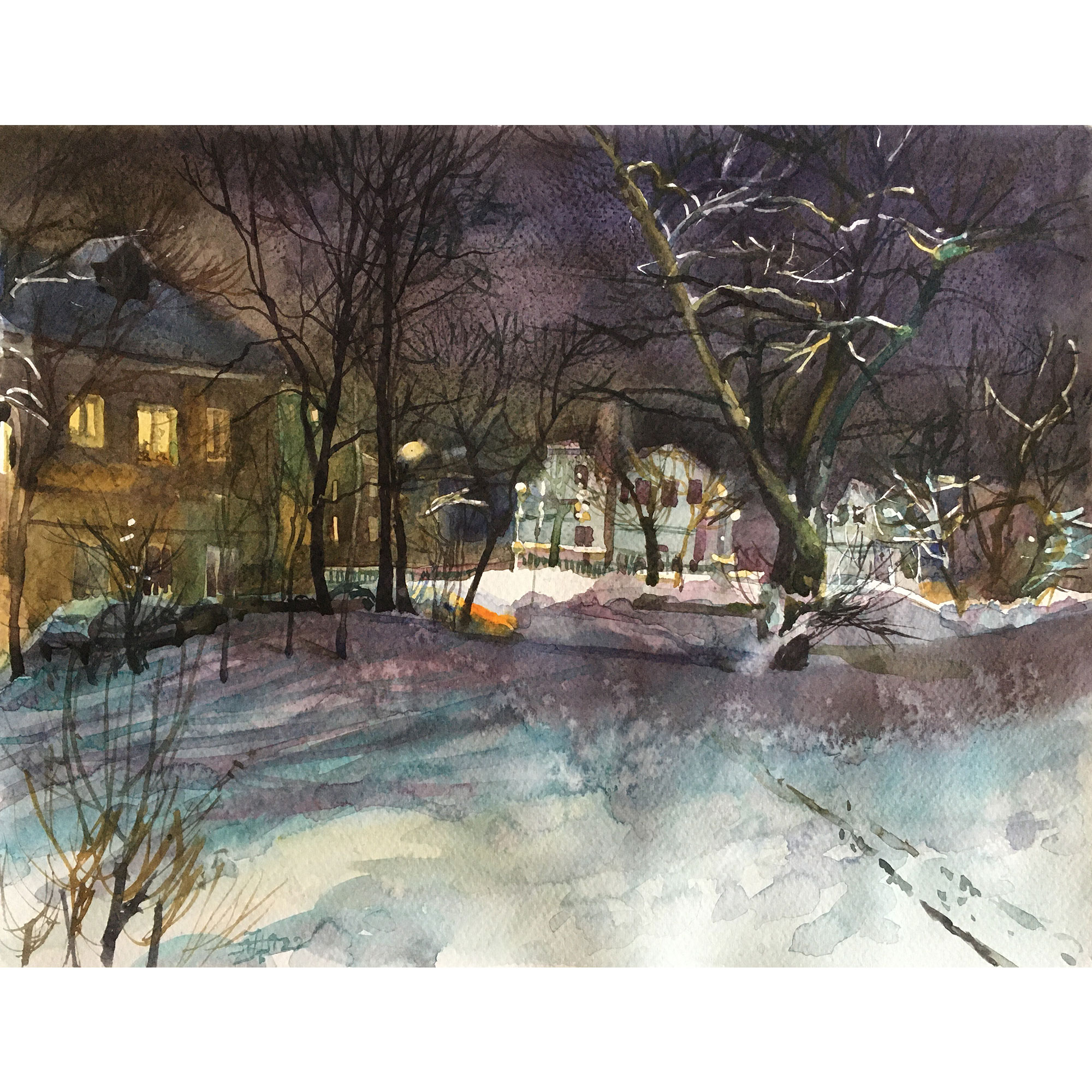 Картина "Родные окна 3"