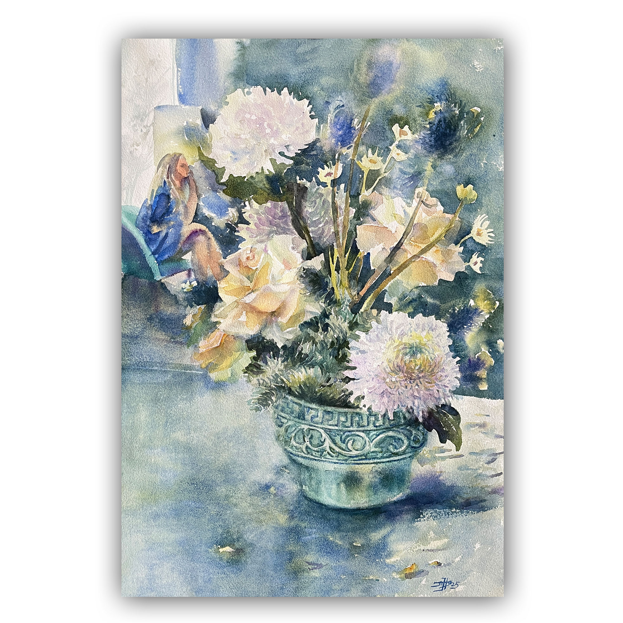 Картина "Цветочница"