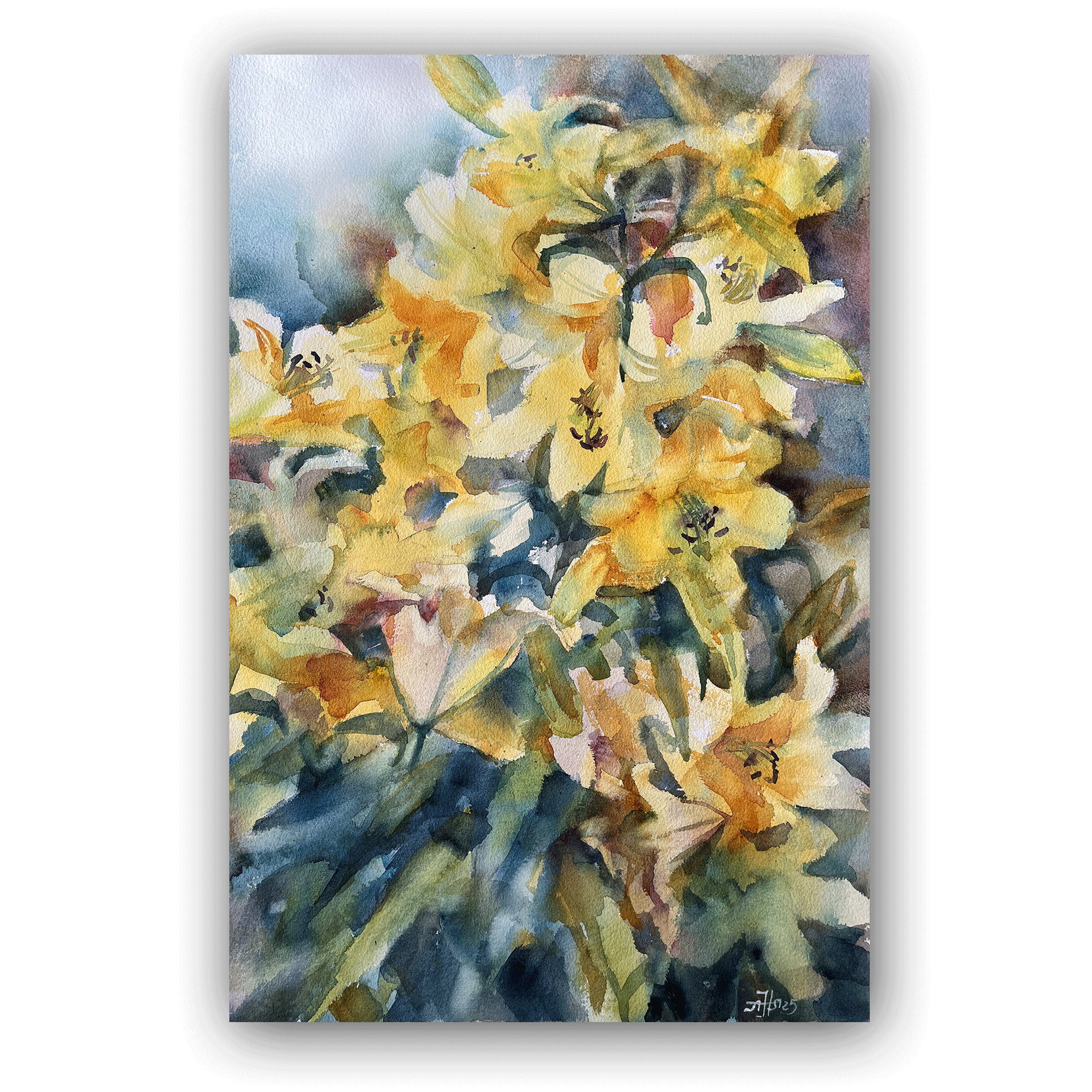 Картина "Жёлтые лилии"