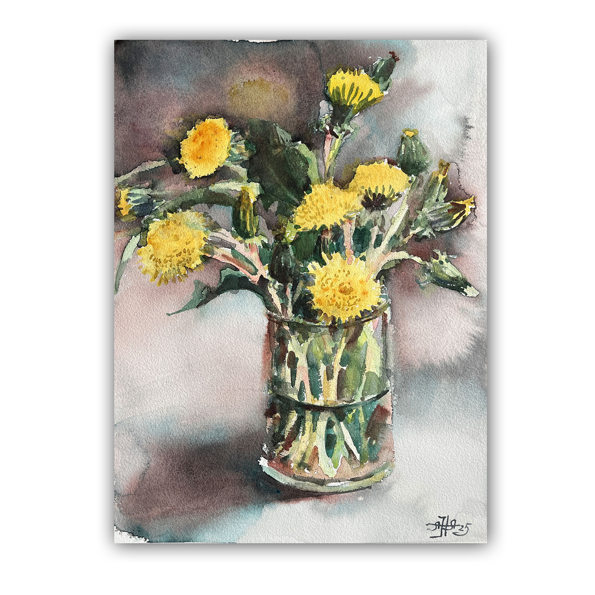 Картина "Одуванчики в расцвете сил"