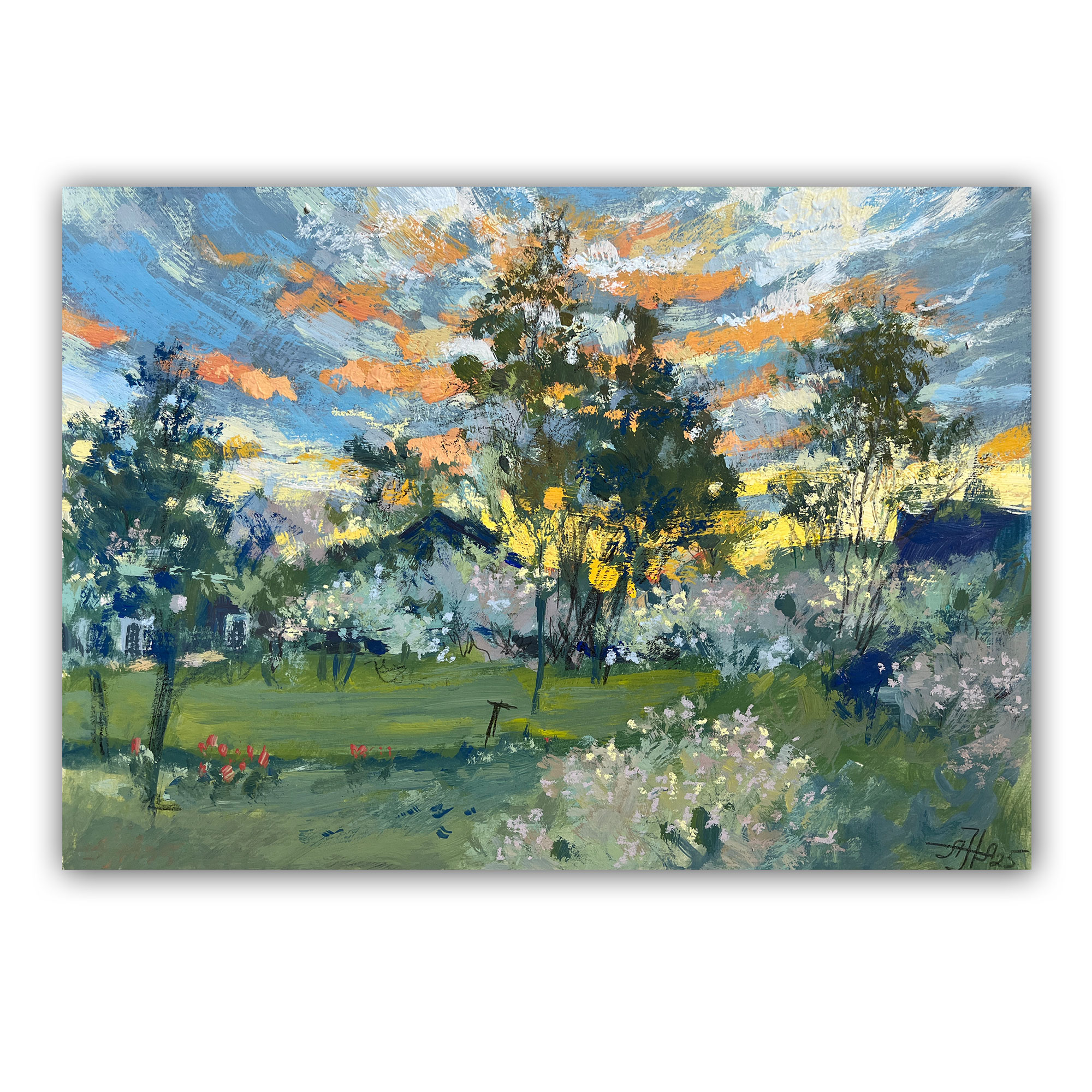 Картина "Сады цветут"