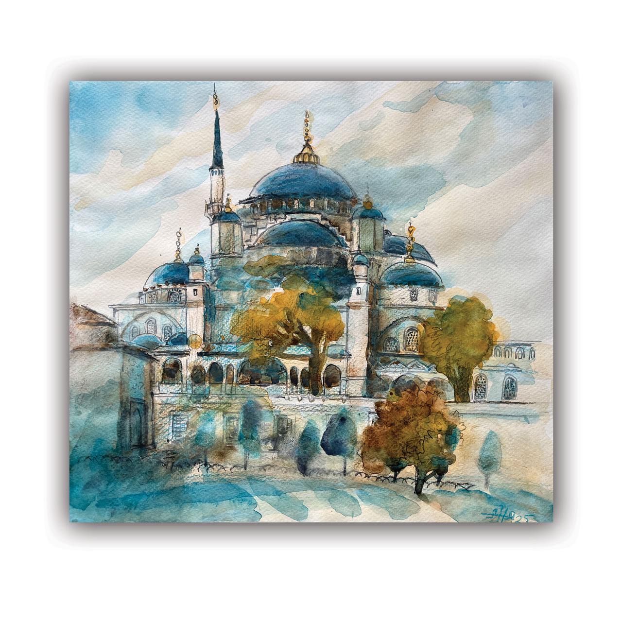 Картина «Голубая мечеть»