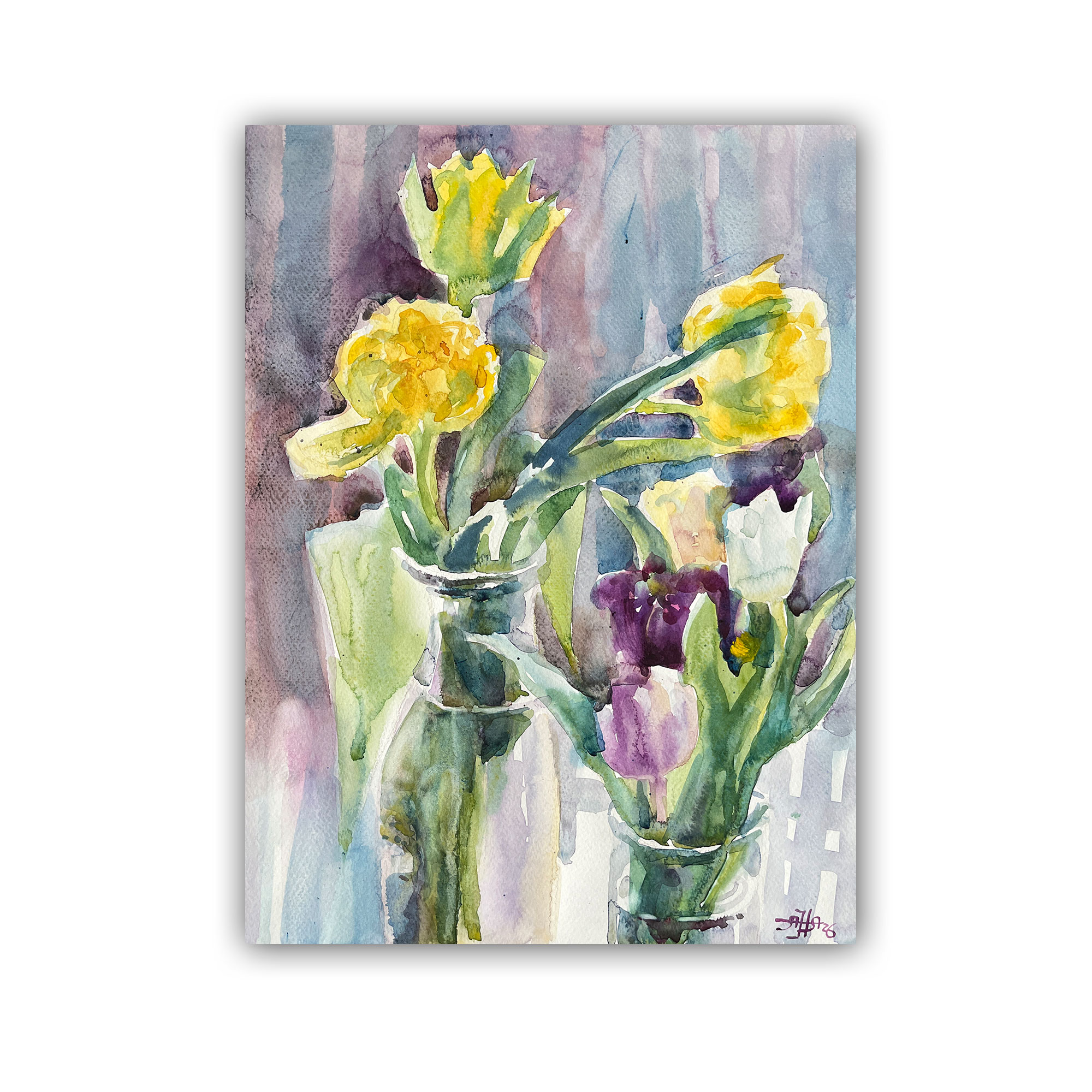 Картина "Весенние тюльпаны"