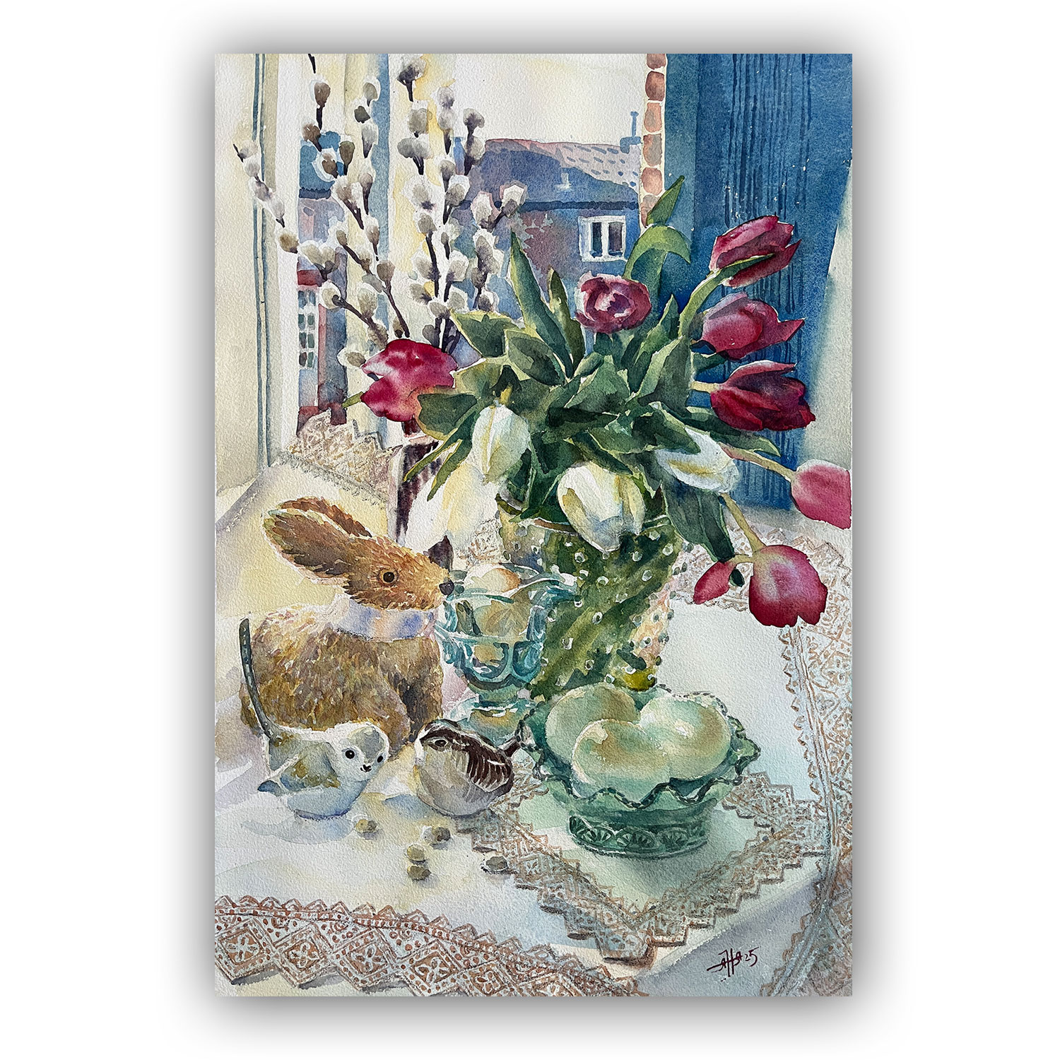 Картина "Пасхальный натюрморт"