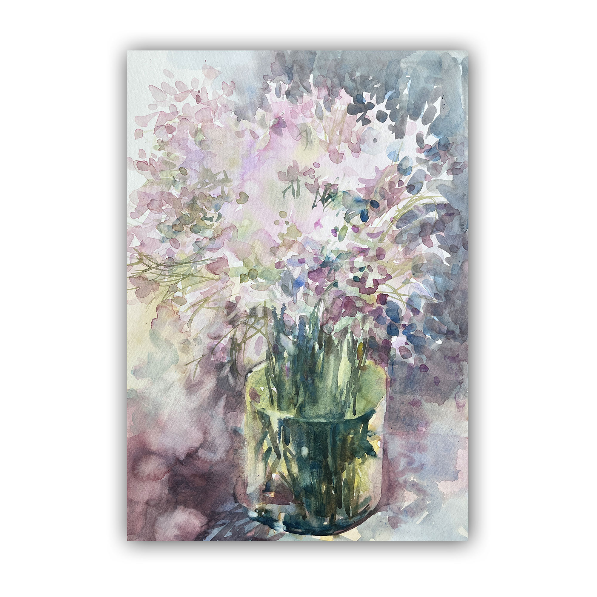 Картина «Травы в вазе»