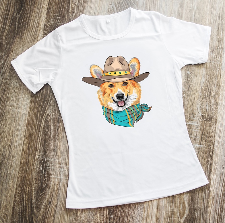 Футболка Cowboy Corgi