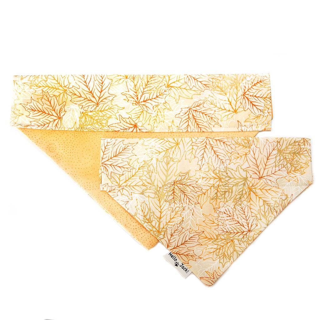 Бандана на ошейник  "Золотая"