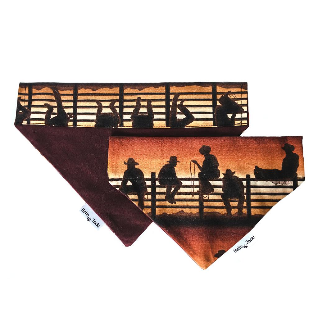 Бандана на ошейник  "Вестерн"