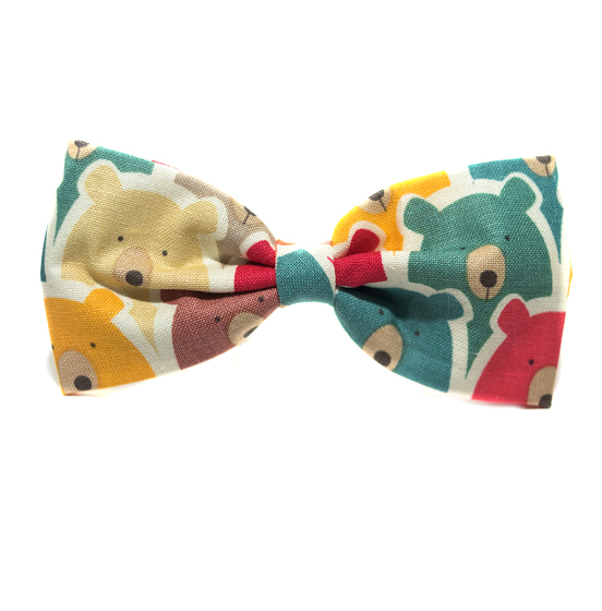 Бабочка на ошейник "Медведи"