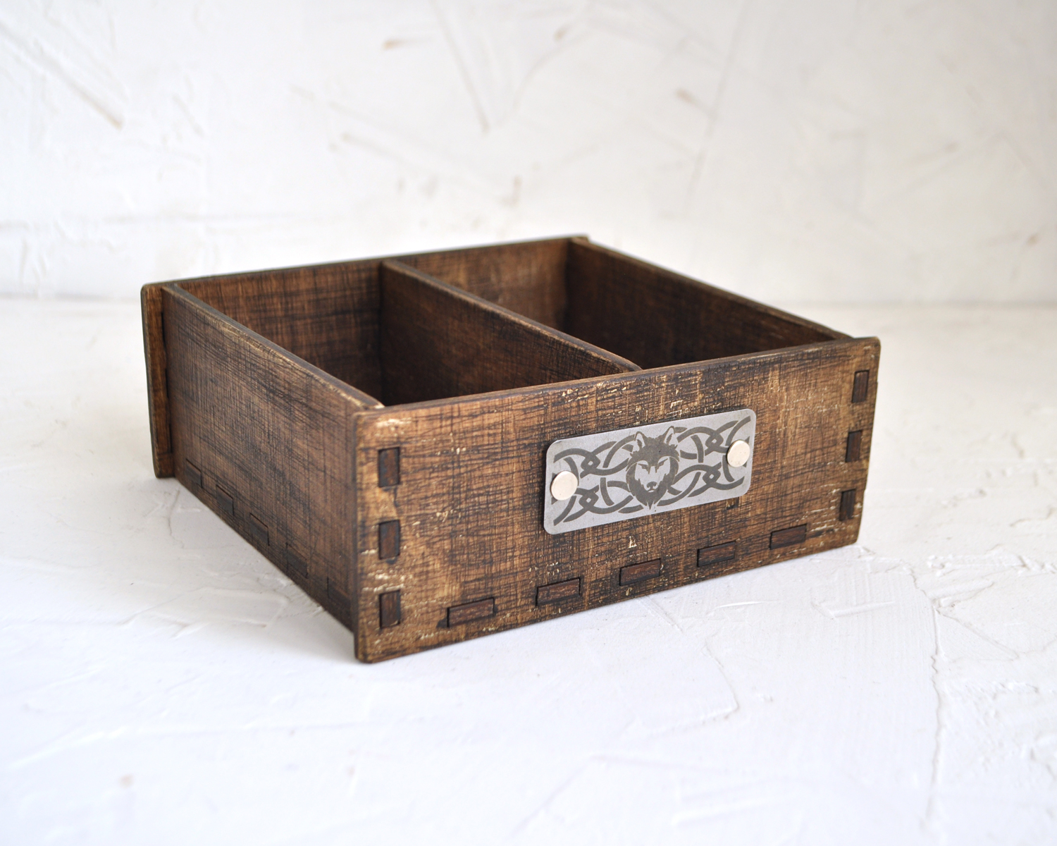 Органайзер с 2 секциями под старину