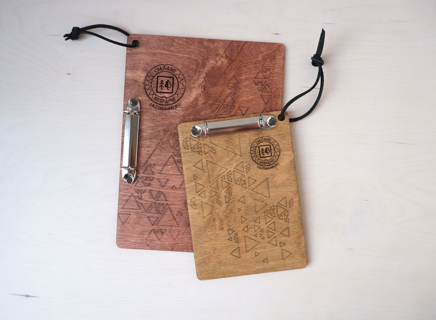 Планшет для меню с кольцевым механизмом на 2 кольца