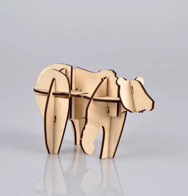 Сборный сувенир с сибирским характером - Медведь Григорий