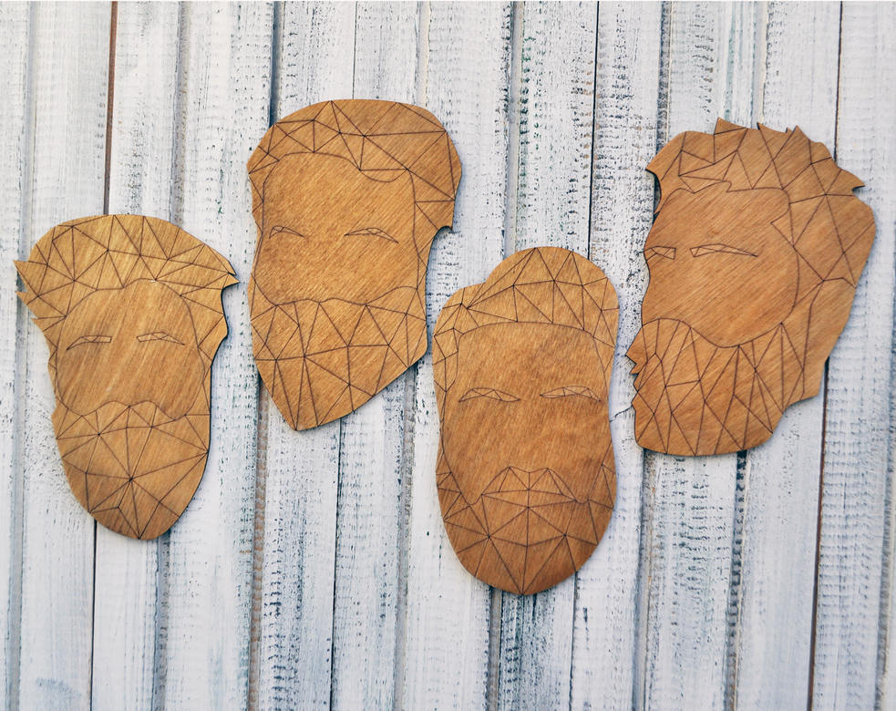 Костеры из дерева - Бородачи