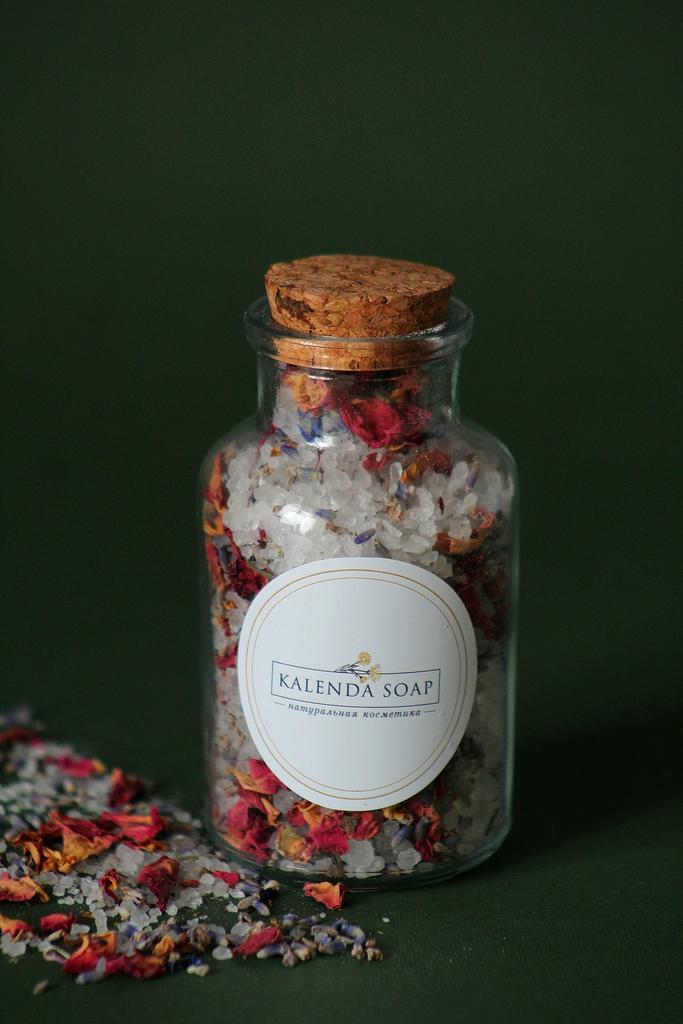 Ботаническая Соль для ванны "Лаванда, иланг и розмарин"