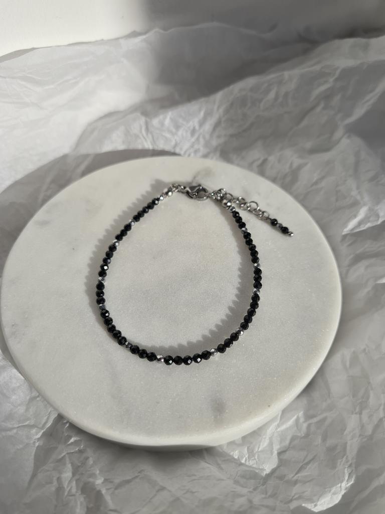 Браслет Black shine micro silver