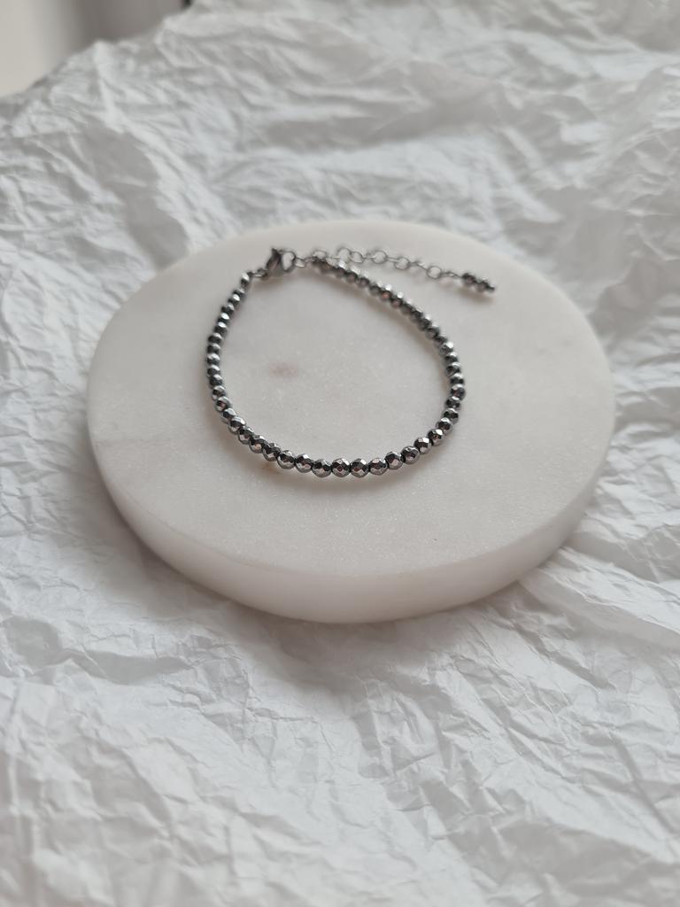 Браслет Hematite #3 Shine sil