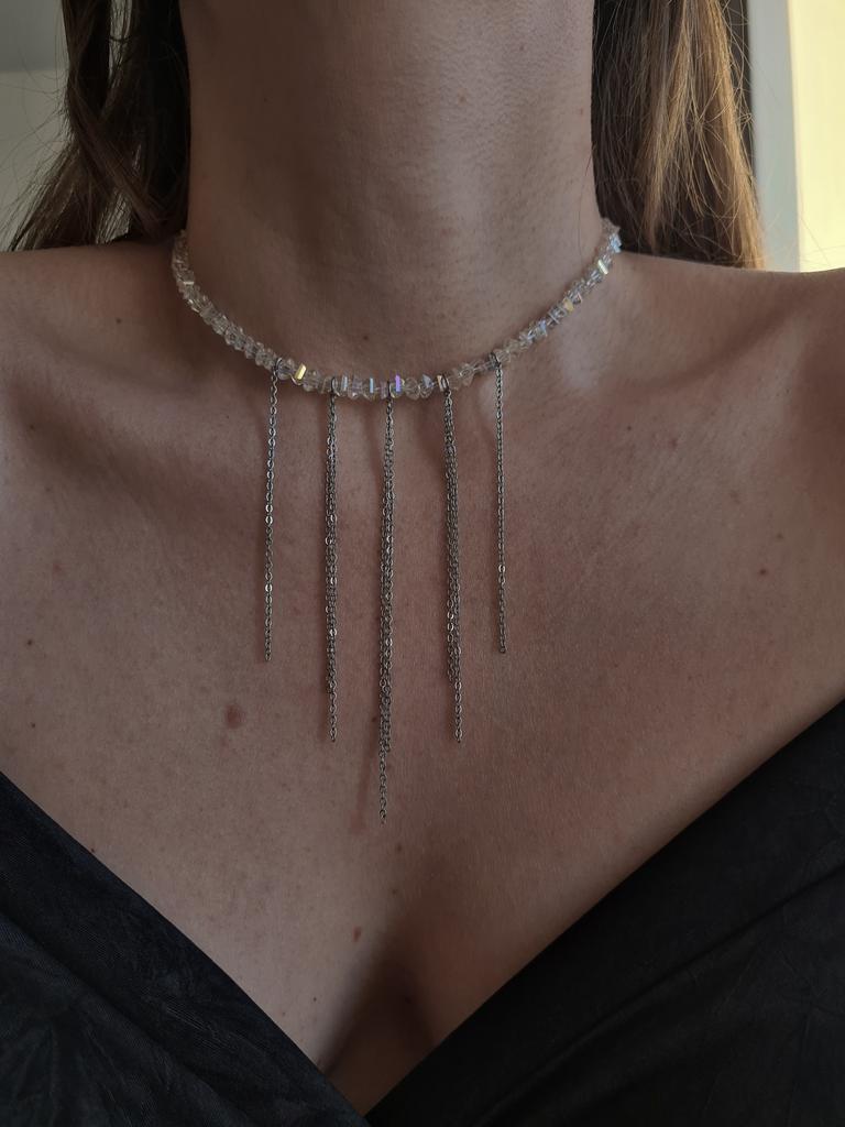 Чокер Shine с цепочками