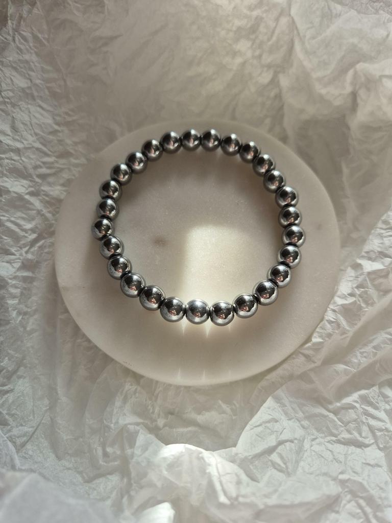 Мужской браслет #11 гематит