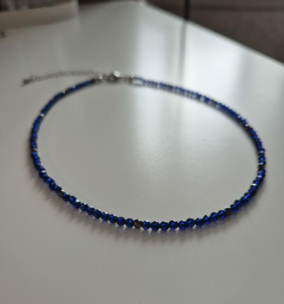 Чокер темно-синий Indigo