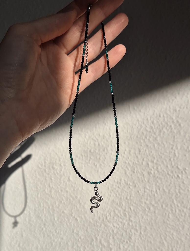 Тонкий чокер Snake