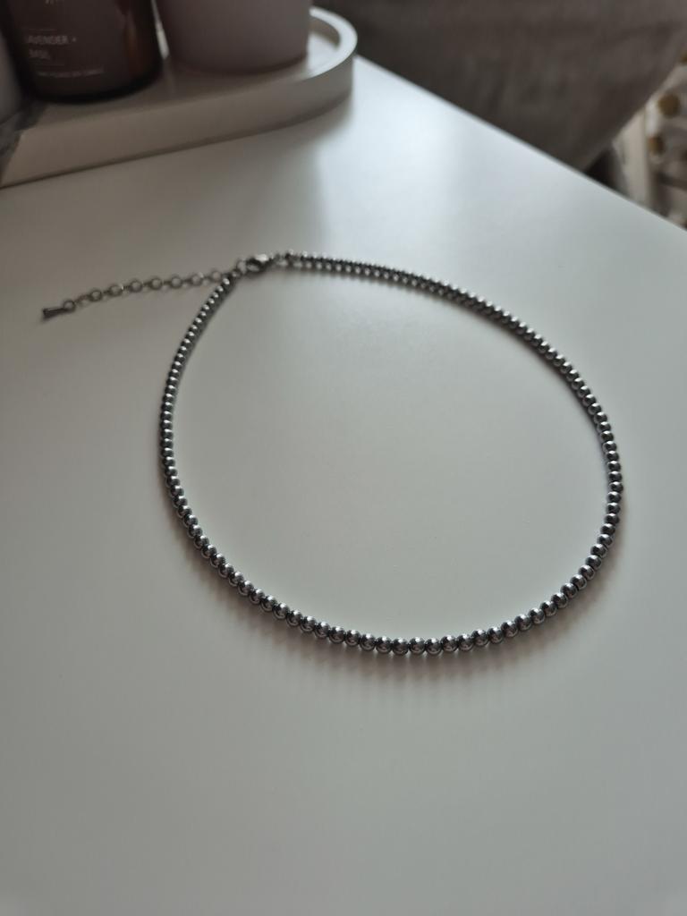 Чокер Hematite Base silver #14