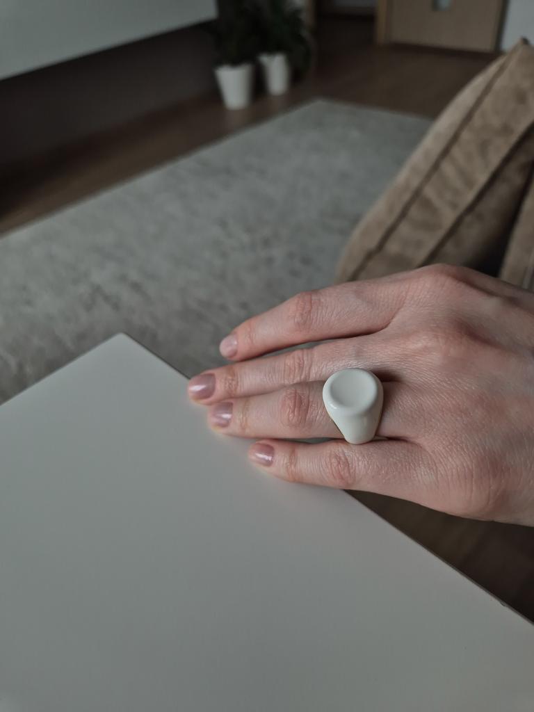 Кольцо Enamel из ювелирной стали