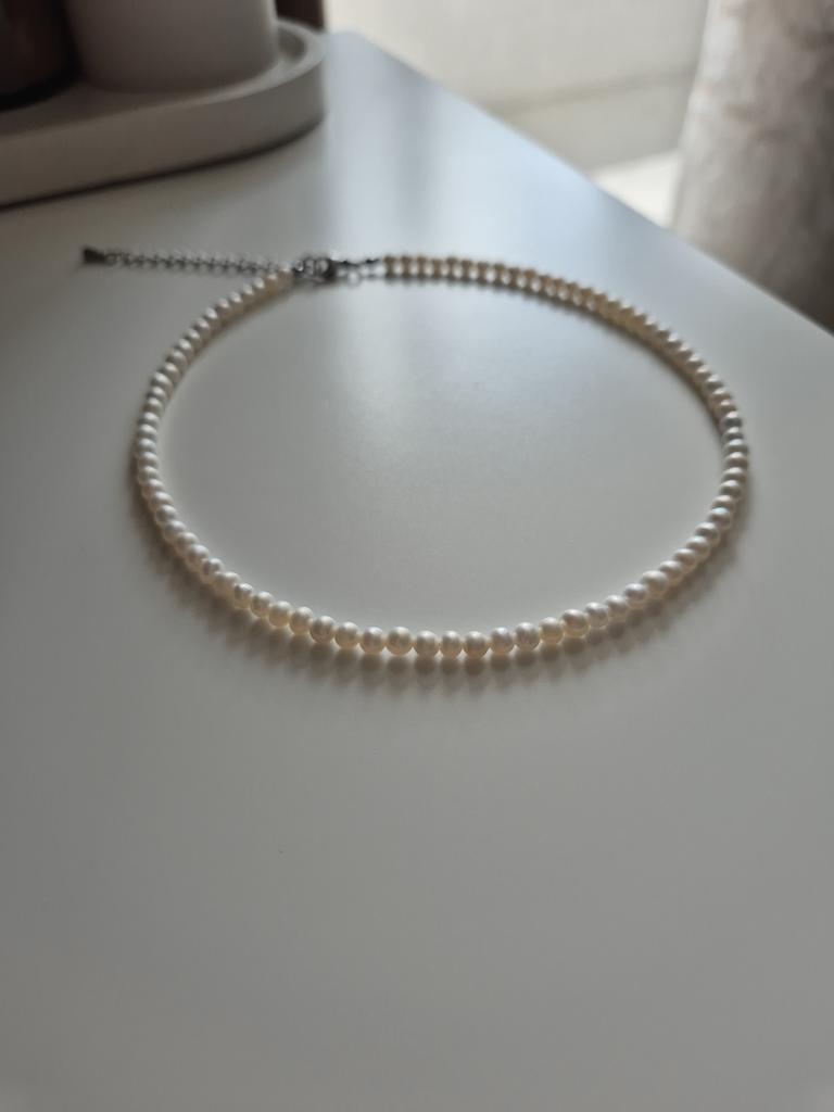 Чокер из отборного натурального жемчуга