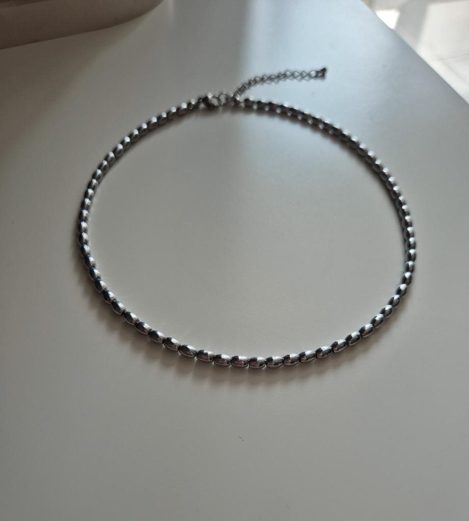 Чокер Hematite rice #5