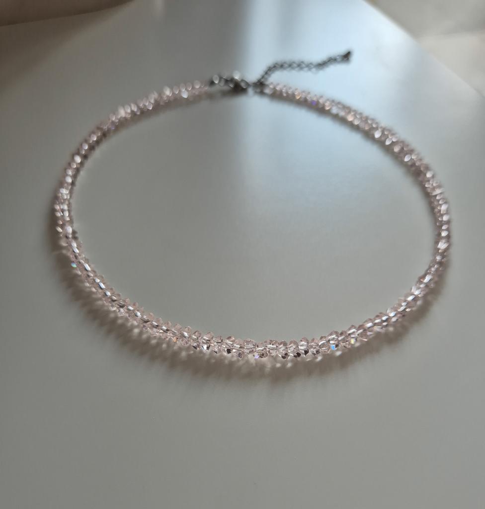 Чокер Shine нежно-розовый