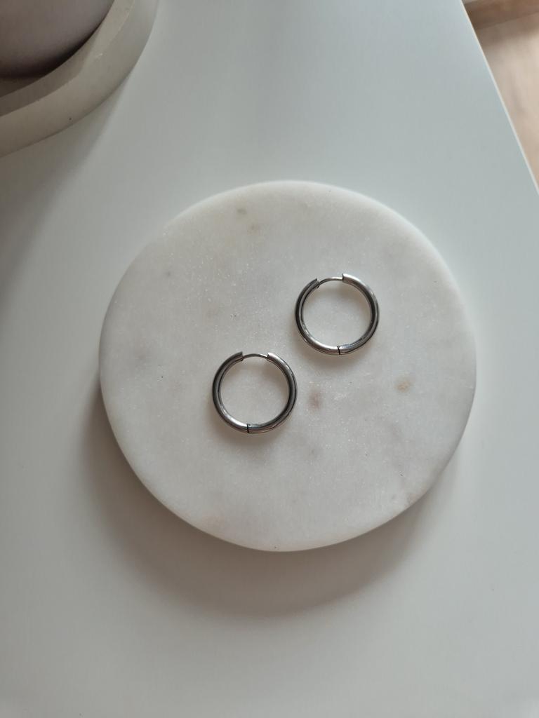 Серьги-кольца основы 22 мм