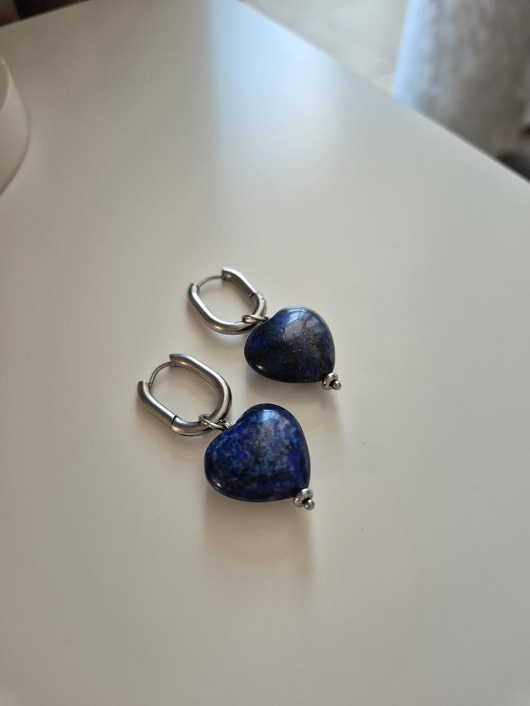 Серьги со съёмными подвесками mix #50 Lazurite