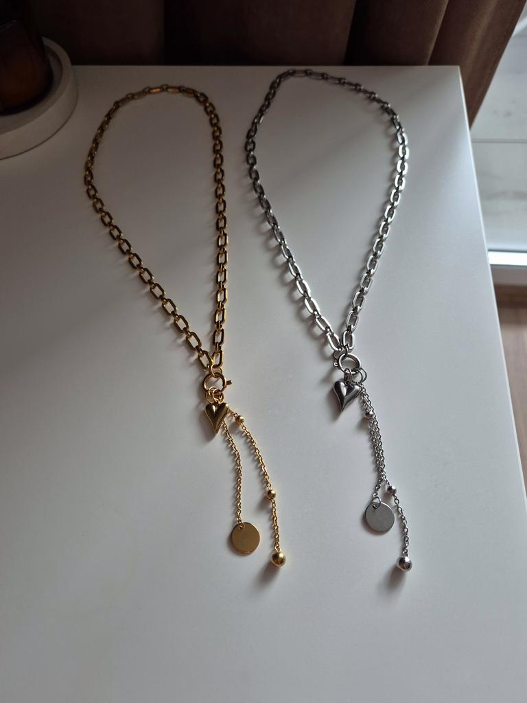 Цепь-колье со съемными подвесками Gloss