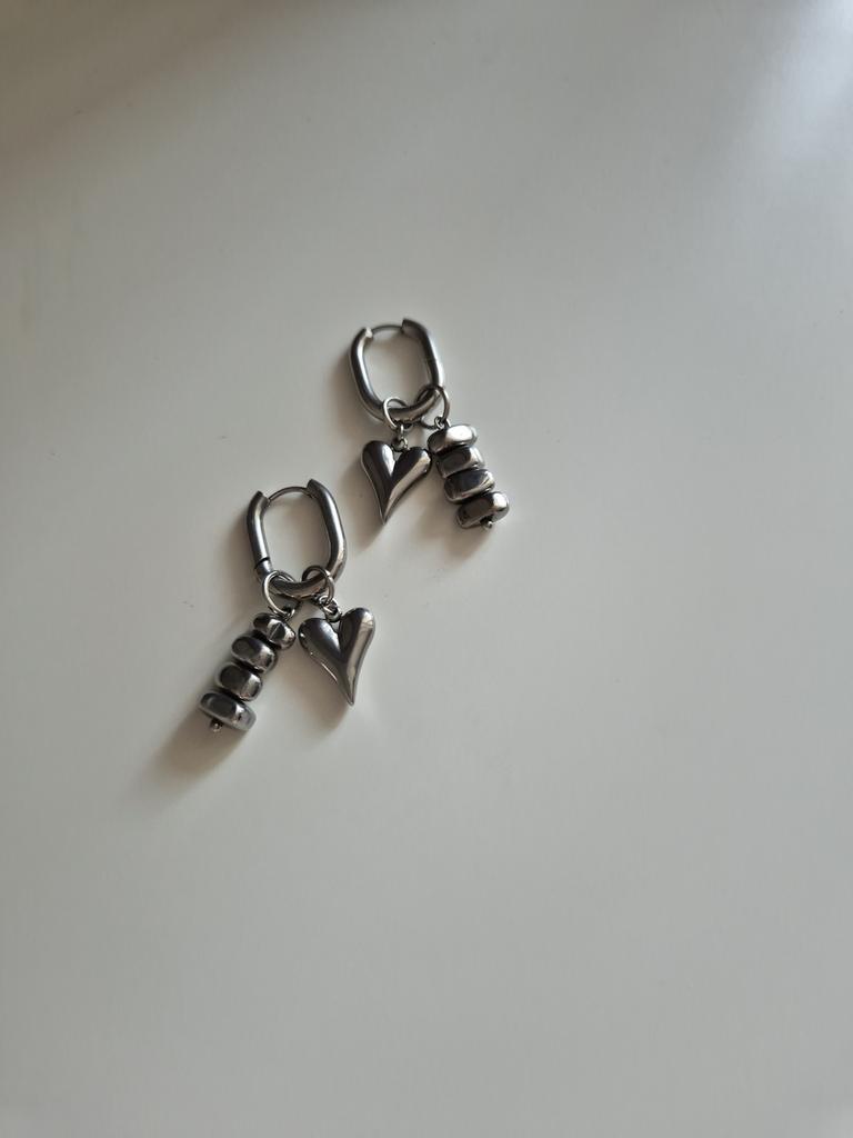 Серьги-трансформеры Hematite Shade #3