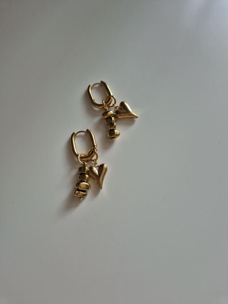 Серьги-трансформеры Hematite Shade #4