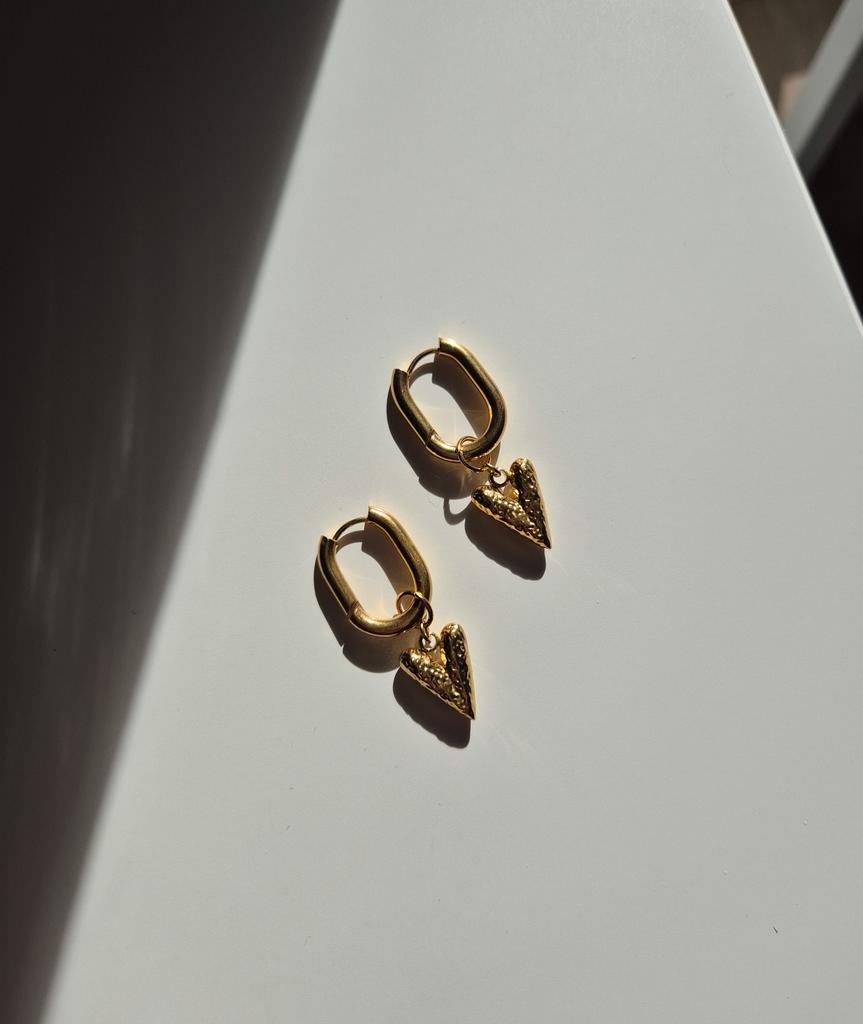 Серьги со съёмными подвесками mix #57