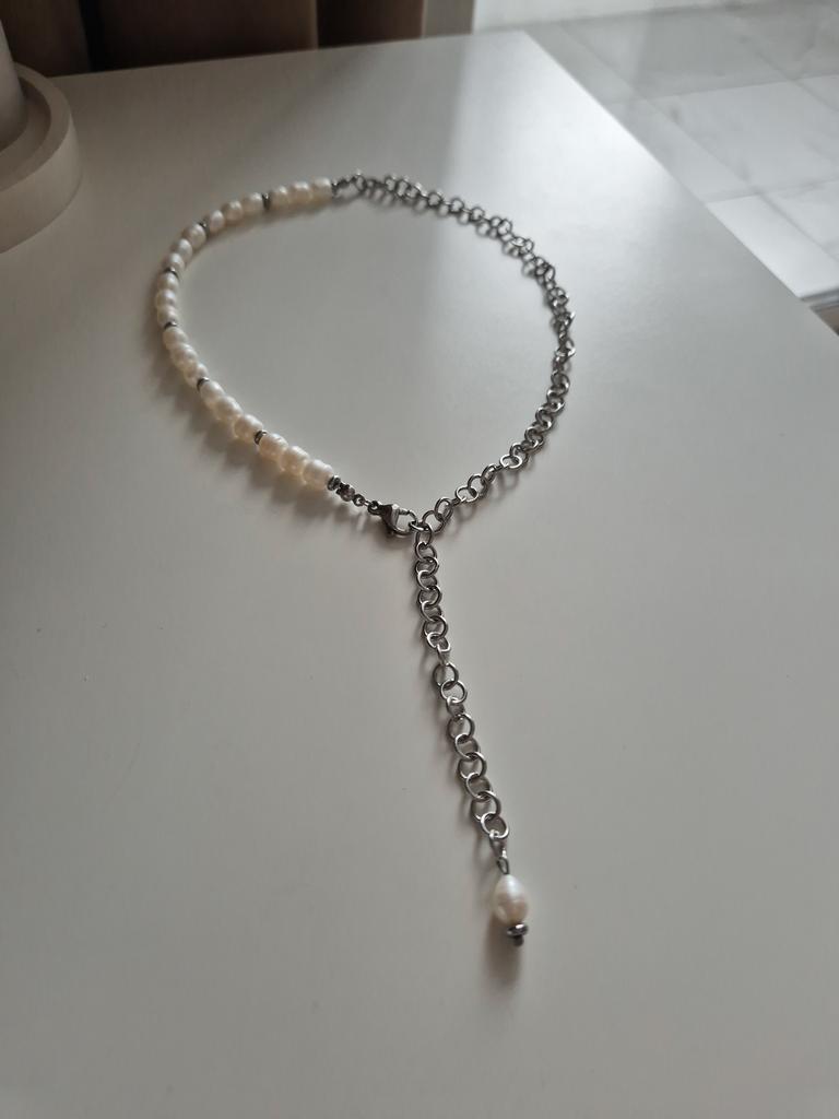 Колье-трансформер Base с натуральным жемчугом