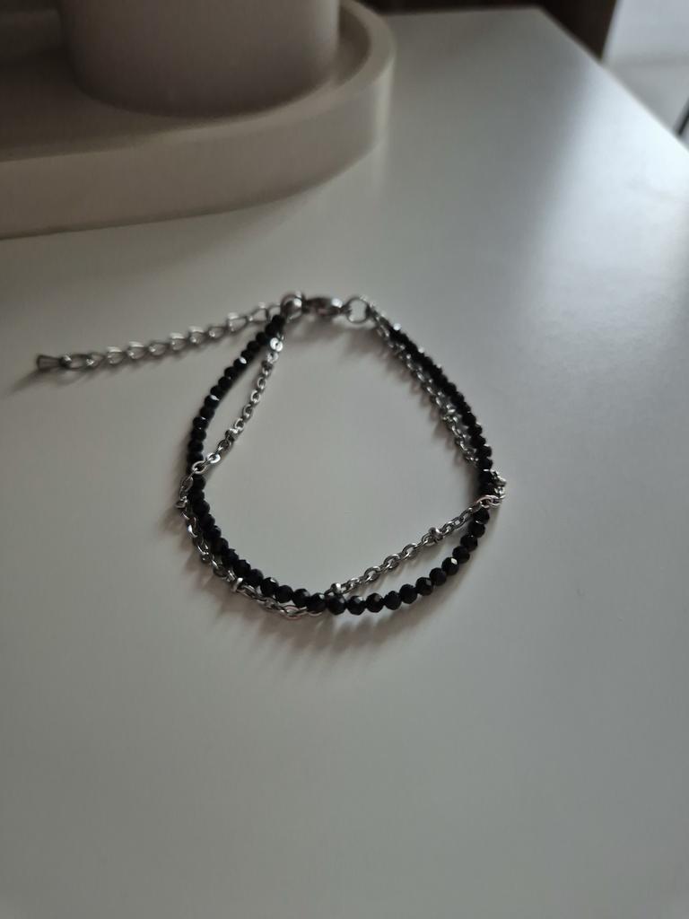 Чокер Shpinel двойной с цепочкой