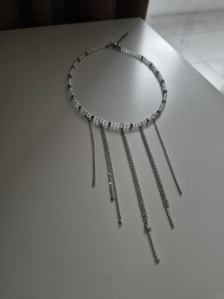 Чокер Clear shine с цепочками