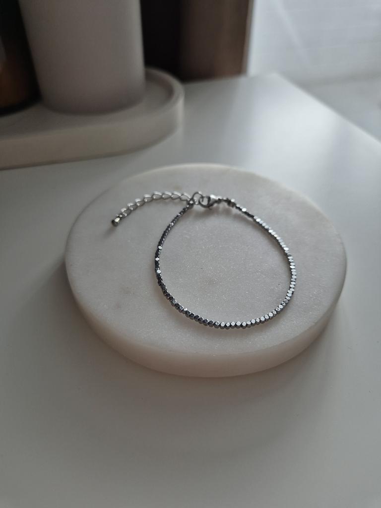 Браслет Hematite #13 shine micro