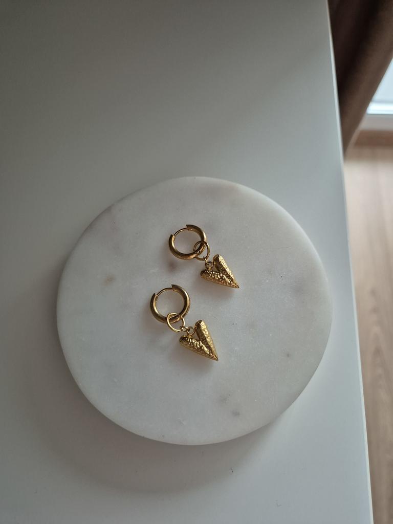 Серьги-кольца со съемными подвесками mix #85