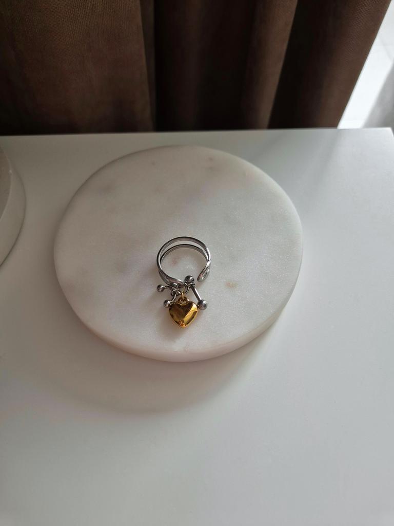 Кольцо Gloss #22 биколор