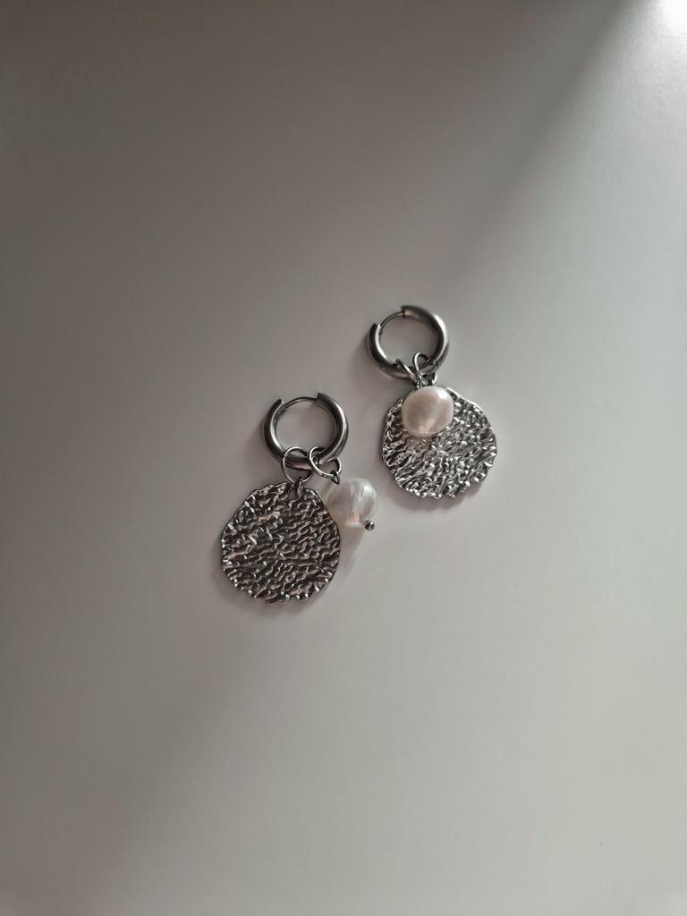 Серьги Jolly с натуральным жемчугом и съемными подвесками