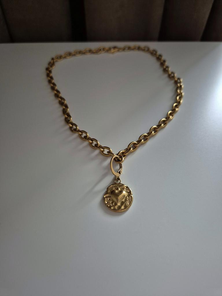 Цепочка Gloss gold по съемным медальоном