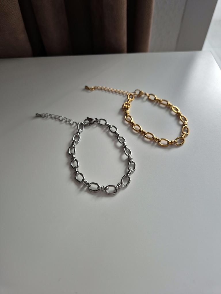 Базовый браслет из цепочки Oval