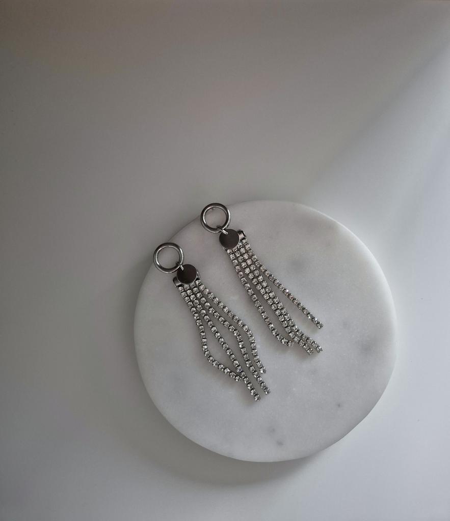 Серьги со стразами Straz #2