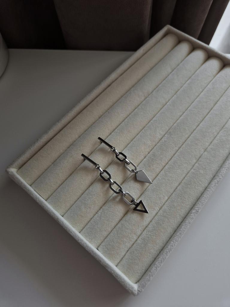 Серьги с цепочками Gloss #19