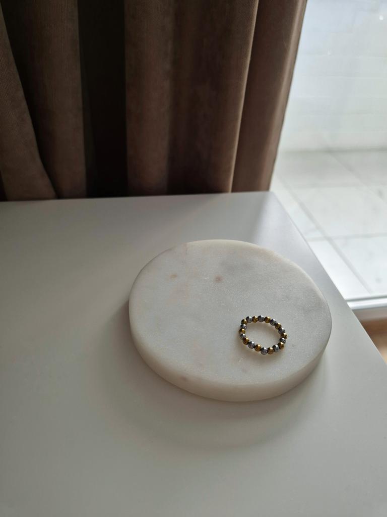 Кольцо Hematite bicolor