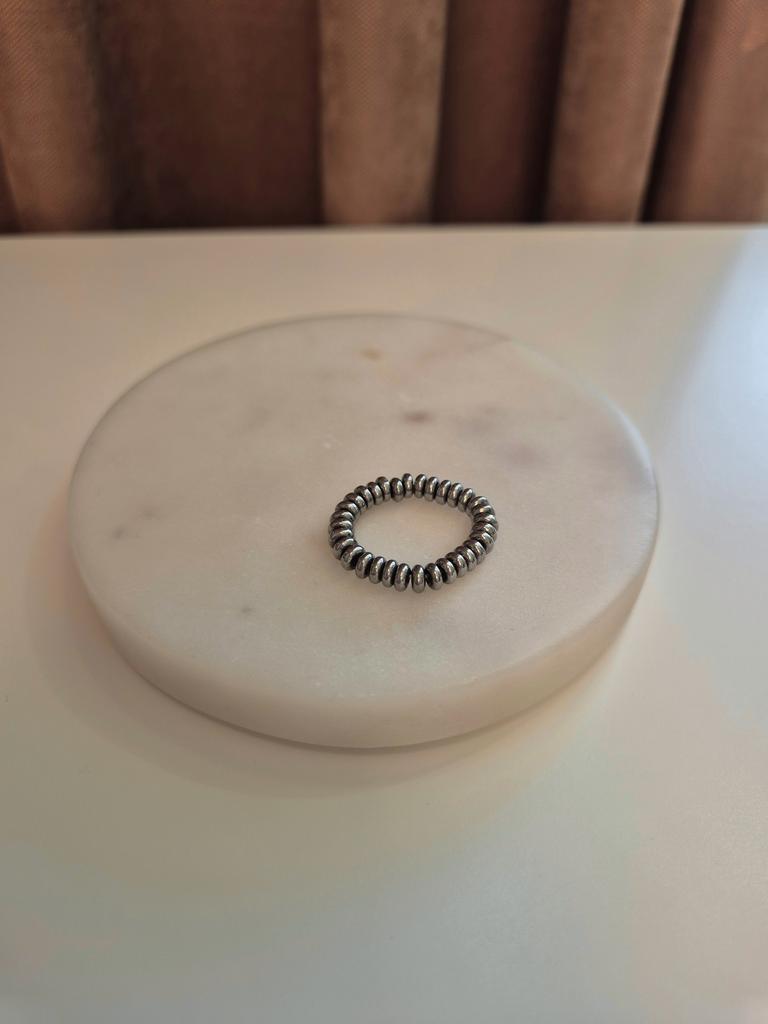 Кольцо Hematite rondel