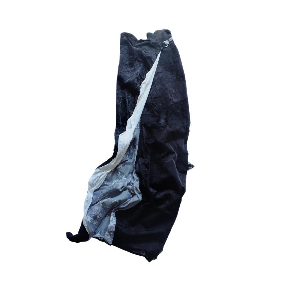 Moonlit long wrap skirt
